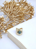 Bague en acier inoxydable ajustable - VERT