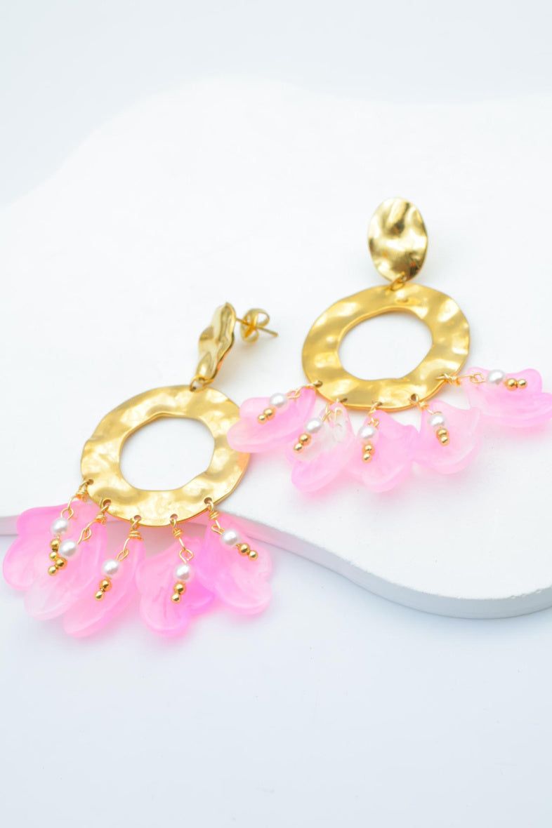 Boucles d'oreilles en acier inoxydable - ROSE