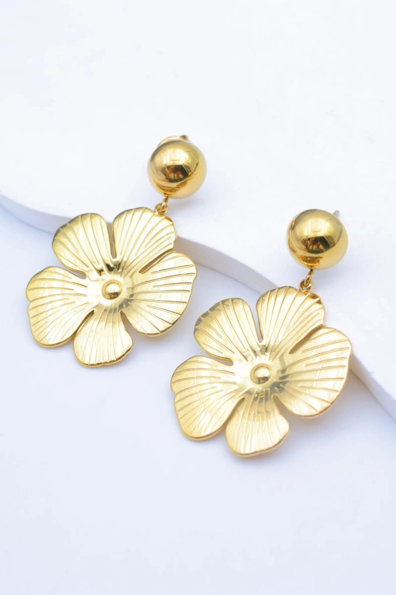 Boucles d'oreilles en acier inoxydable - DORÉ