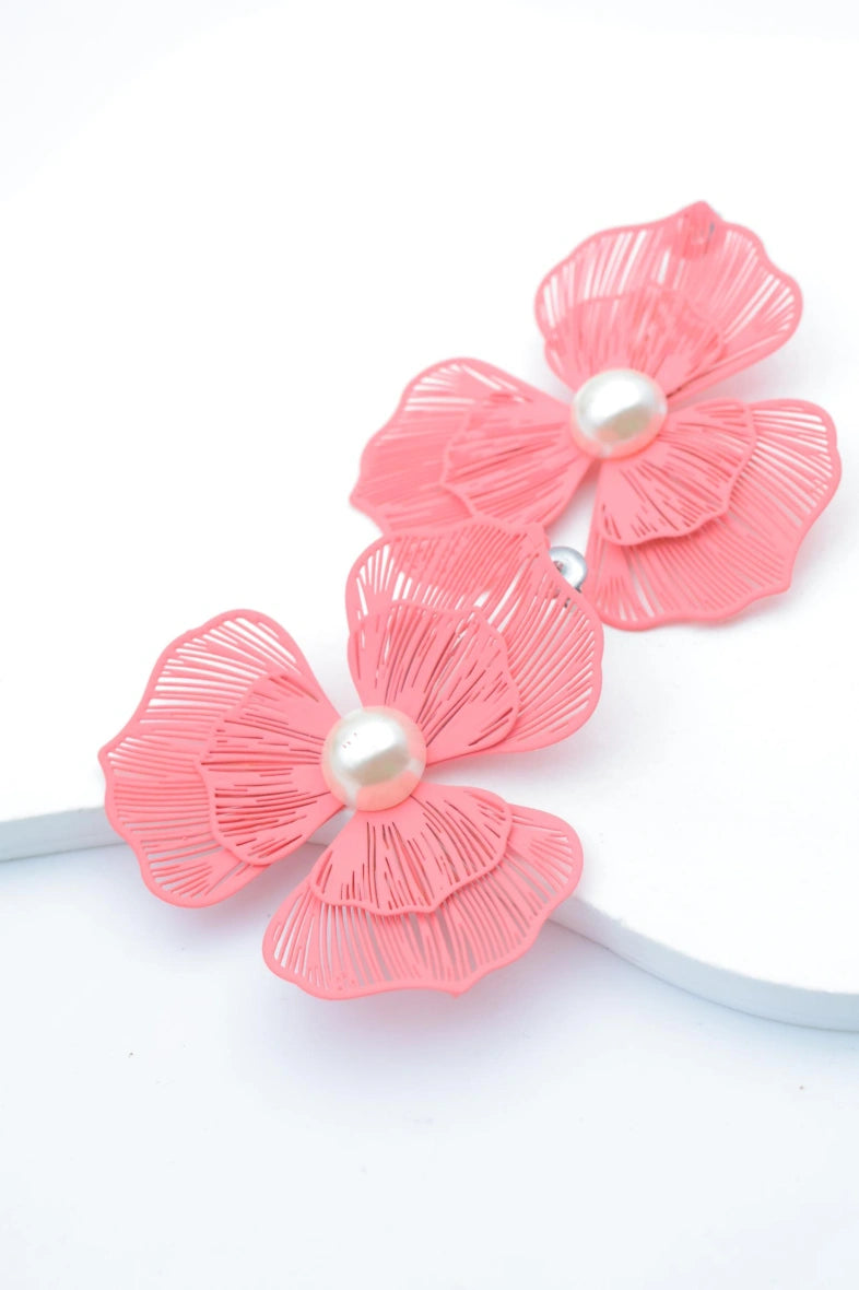 Boucles d'oreilles en acier inoxydable - ROSE