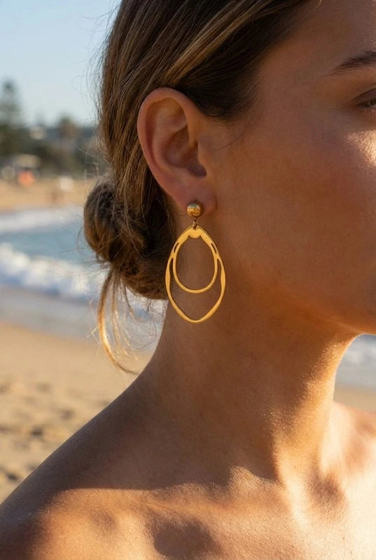 Boucles d’oreilles en acier inoxydable