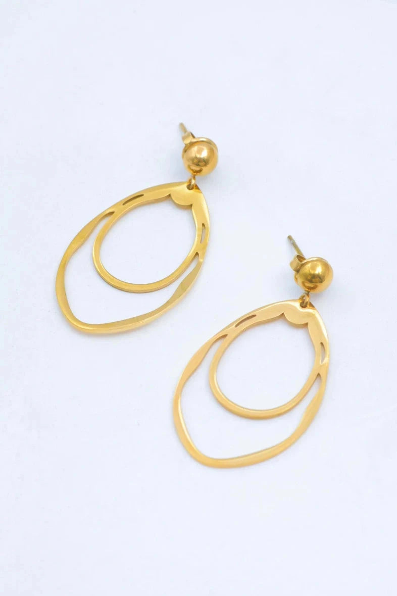Boucles d’oreilles en acier inoxydable