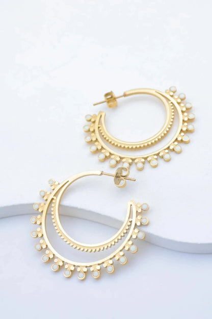 Boucles d’oreilles en acier inoxydable