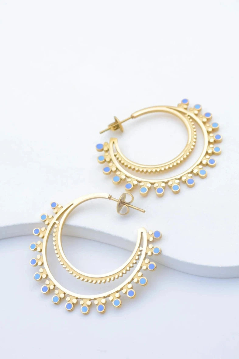 Boucles d’oreilles en acier inoxydable