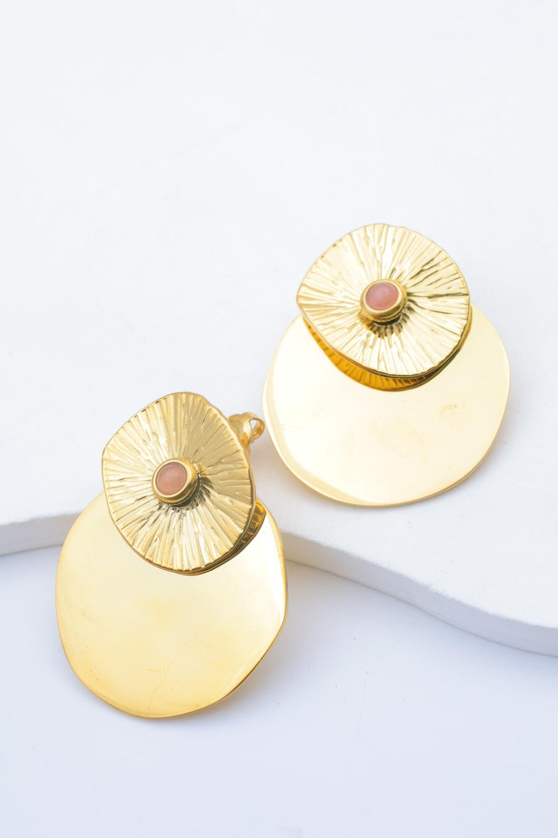 Boucles d'oreilles en acier inoxydable - DORÉ
