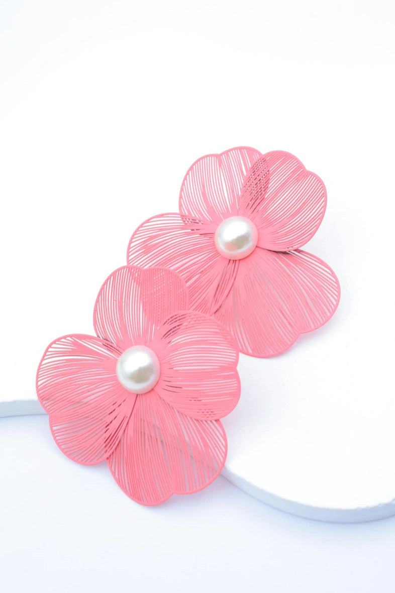 Boucles d'oreilles en acier inoxydable - ROSE