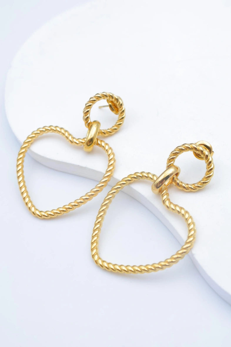 Boucles d'oreilles en acier inoxydable - DORÉ