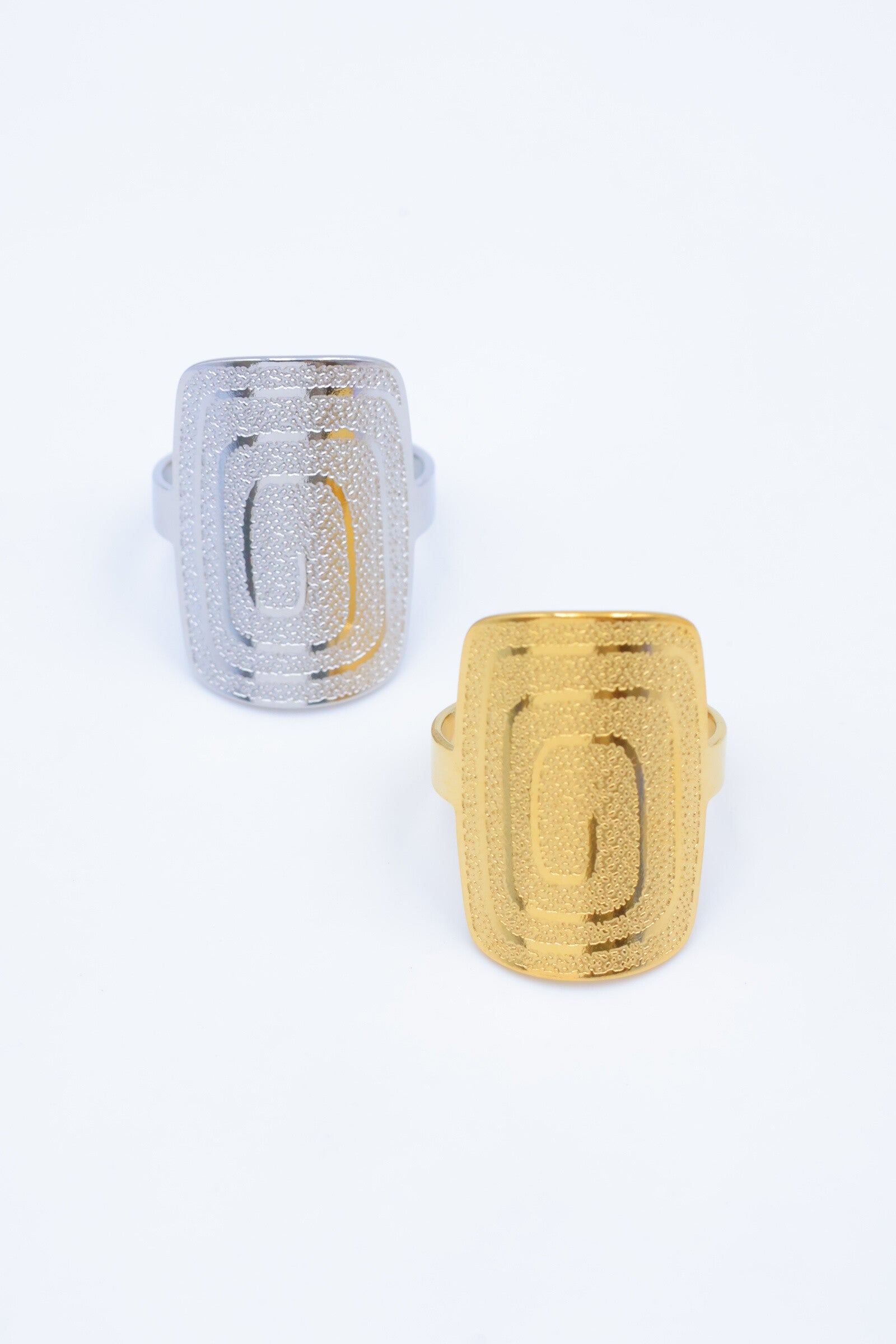 Bague en acier inoxydable ajustable - DORÉ