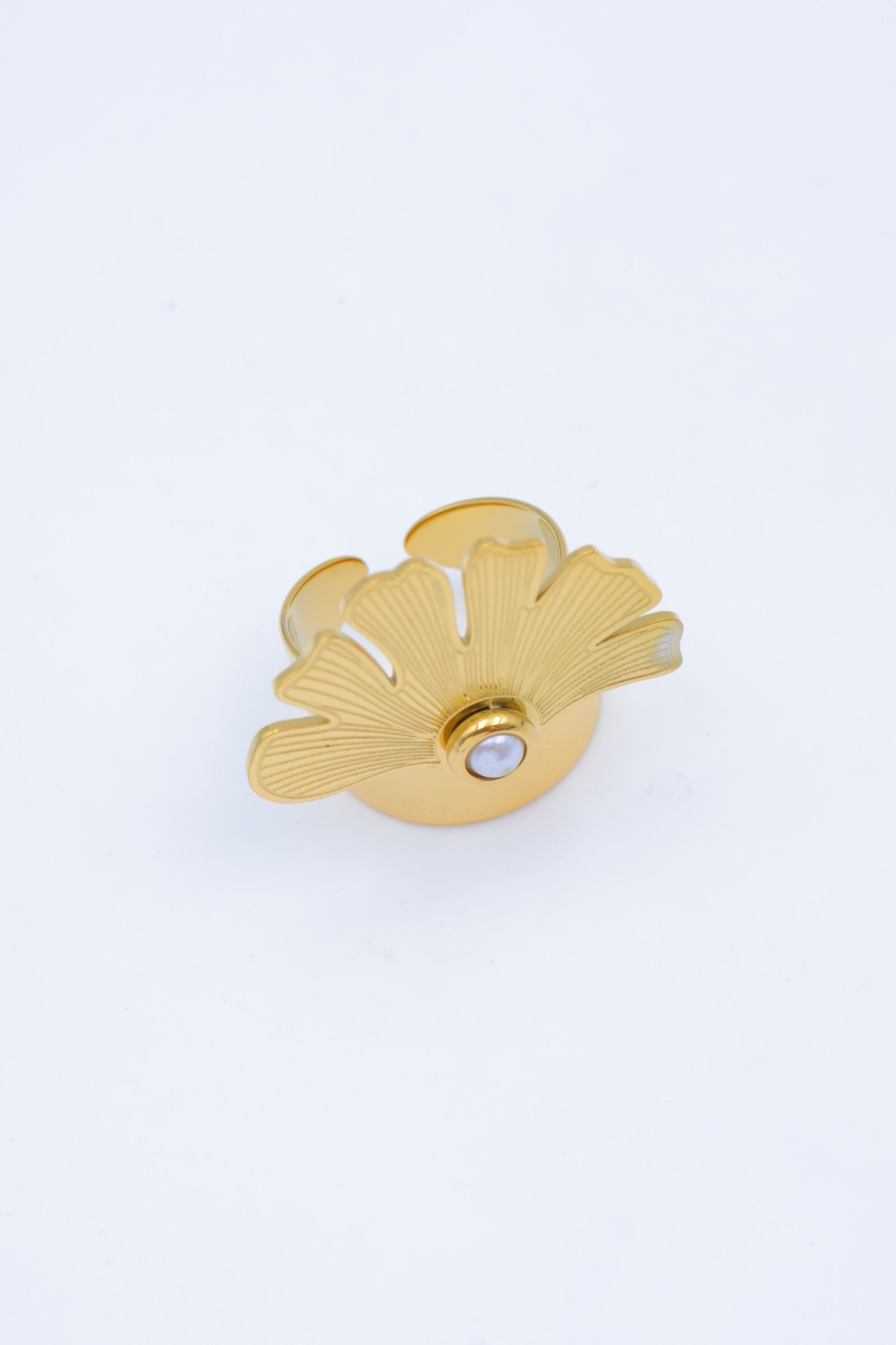 Bague en acier inoxydable ajustable - DORÉ