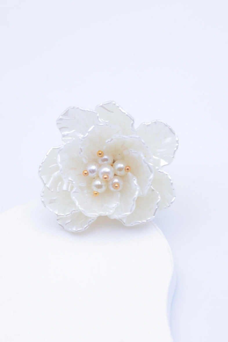 Bague en acier inoxydable ajustable - BLANC