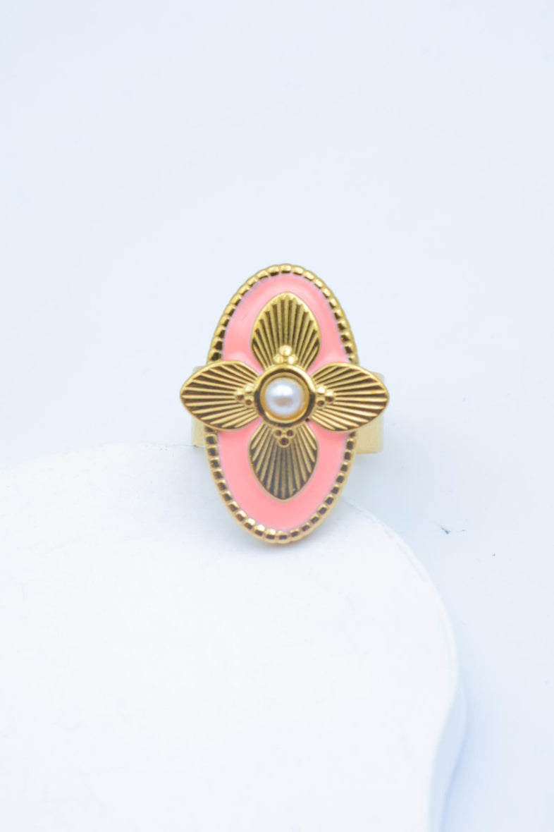 Bague en acier inoxydable ajustable - ROSE