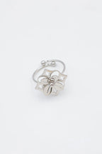 Bague en acier inoxydable ajustable - ARGENT