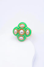 Bague en acier inoxydable ajustable - VERT