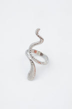 Bague en acier inoxydable ajustable - ARGENT