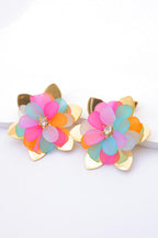 Boucles d'oreilles en acier inoxydable - MULTICOLORE