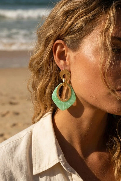 Boucles d’oreilles en acier inoxydable