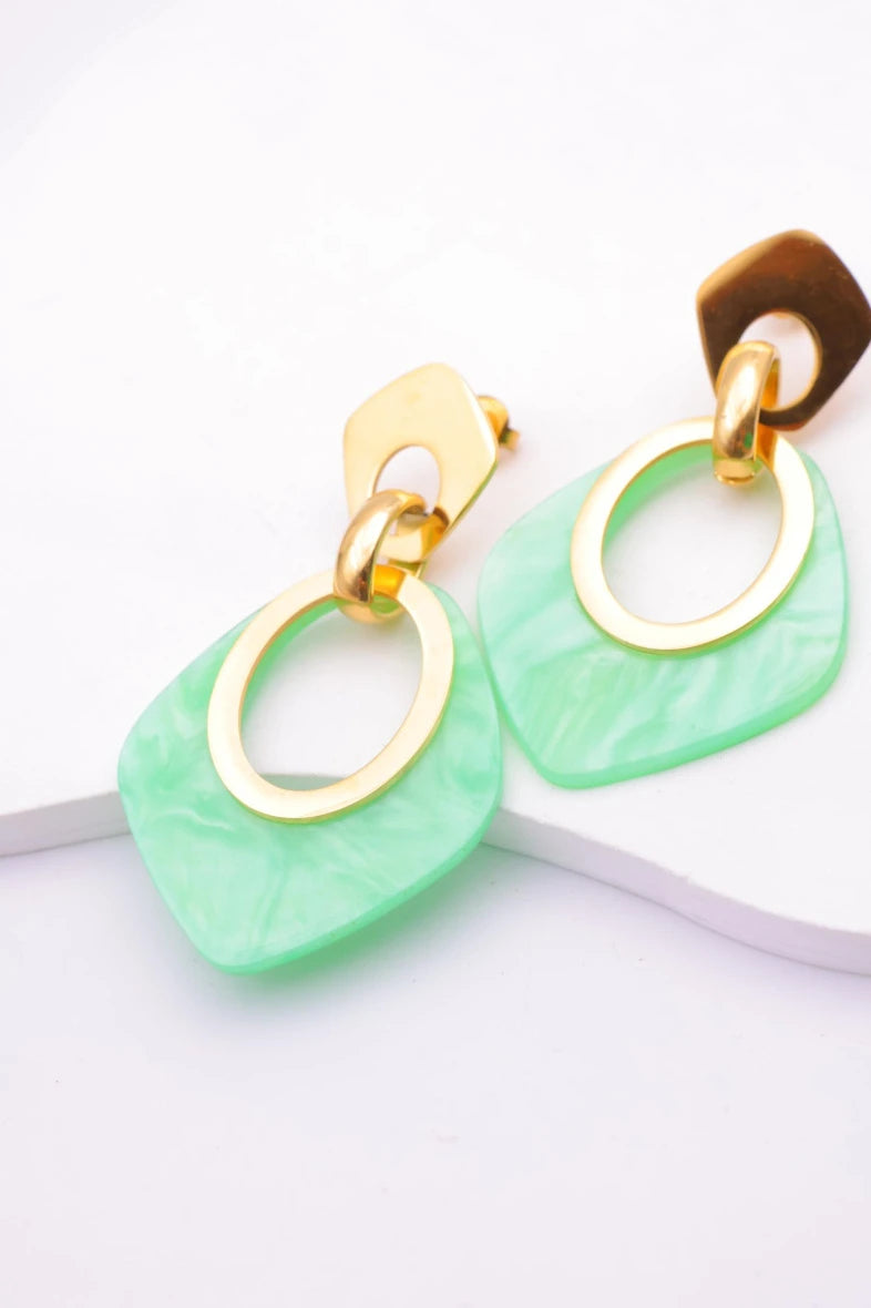 Boucles d’oreilles en acier inoxydable