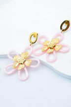 Boucles d'oreilles en acier inoxydable - ROSE