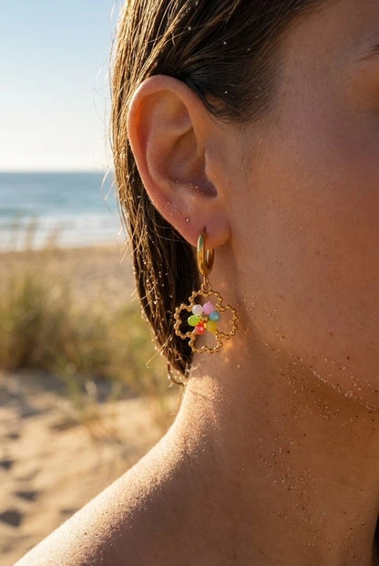 Boucles d’oreilles en acier inoxydable