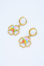 Boucles d'oreilles en acier inoxydable - MULTICOLORE