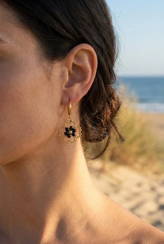 Boucles d’oreilles en acier inoxydable