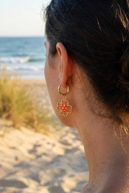 Boucles d’oreilles en acier inoxydable