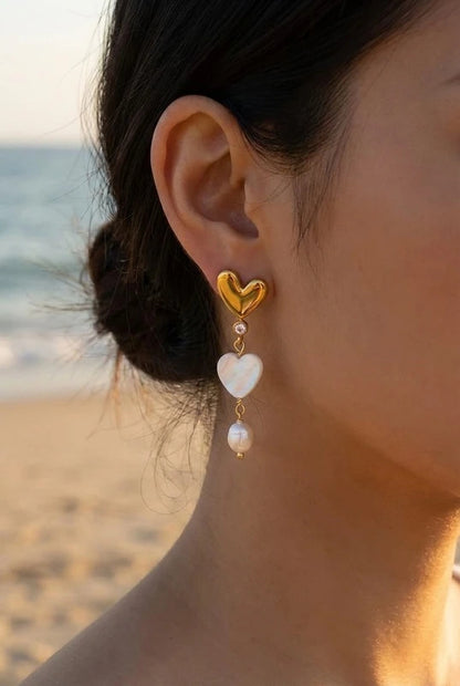Boucles d’oreilles en acier inoxydable