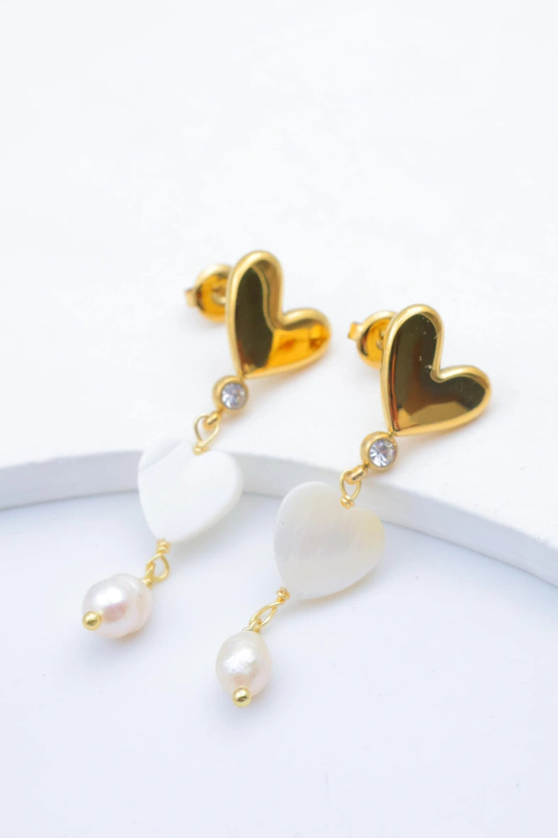 Boucles d'oreilles en acier inoxydable - DORÉ