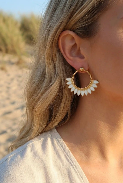 Boucles d’oreilles en acier inoxydable