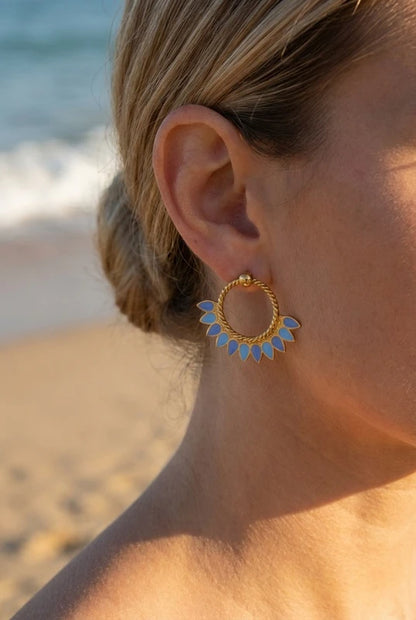 Boucles d’oreilles en acier inoxydable