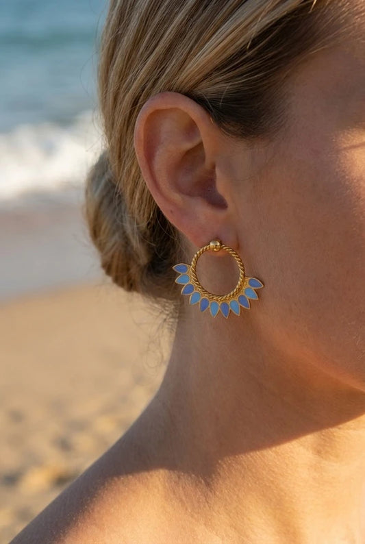 Boucles d’oreilles en acier inoxydable