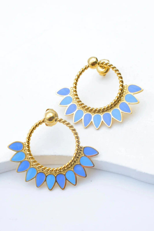 Boucles d’oreilles en acier inoxydable