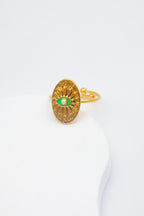 Bague en acier inoxydable ajustable - VERT
