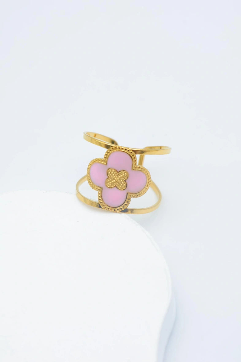 Bague en acier inoxydable ajustable - ROSE