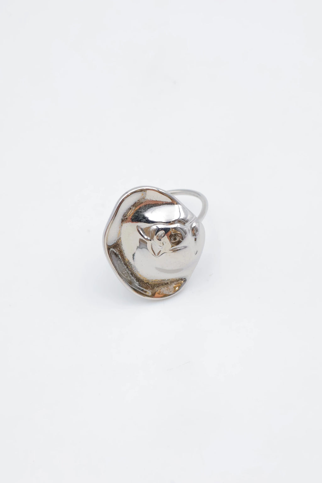 Bague en acier inoxydable ajustable - ARGENT