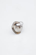 Bague en acier inoxydable ajustable - ARGENT