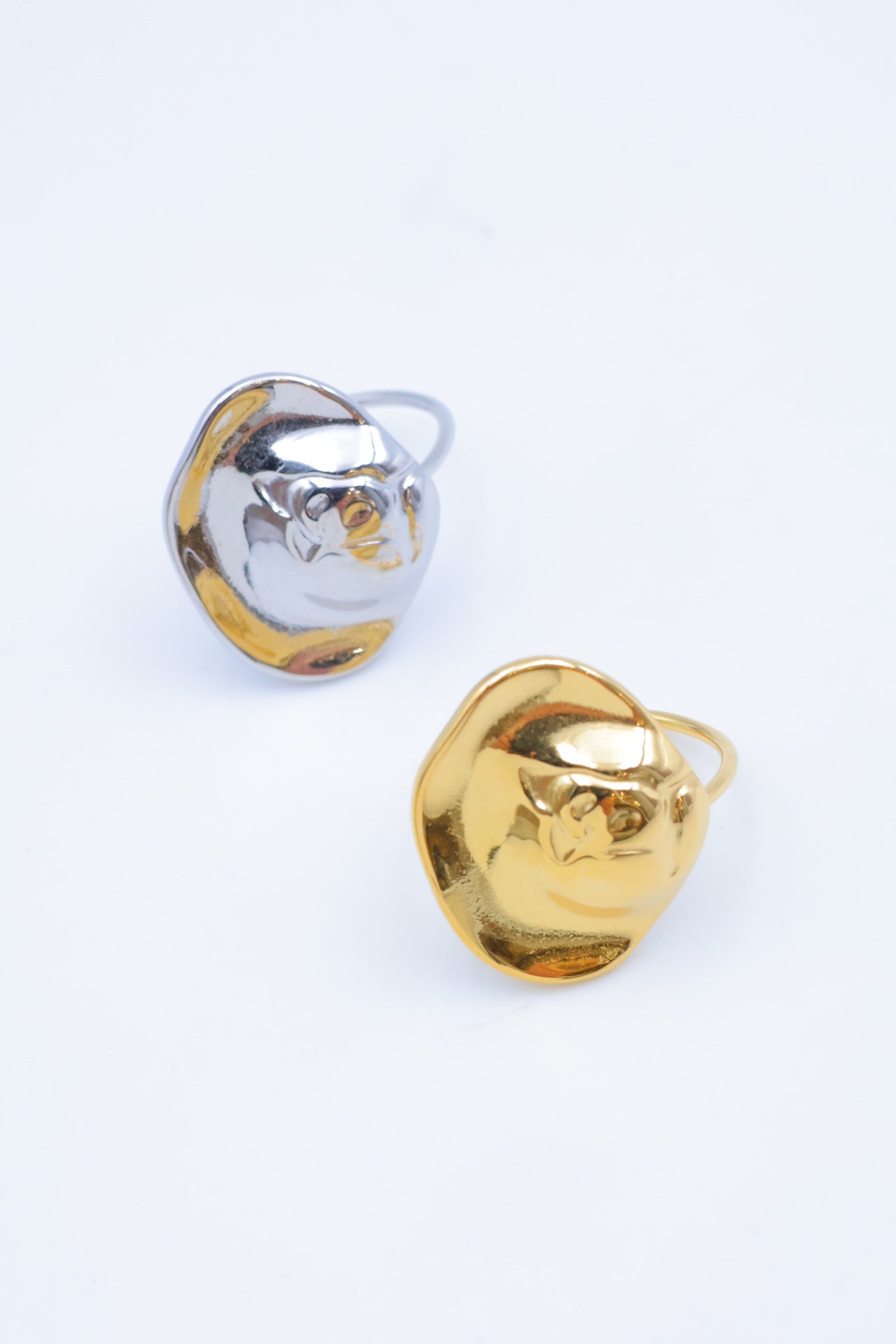 Bague en acier inoxydable ajustable - DORÉ