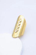 Bague en acier inoxydable ajustable - BLANC