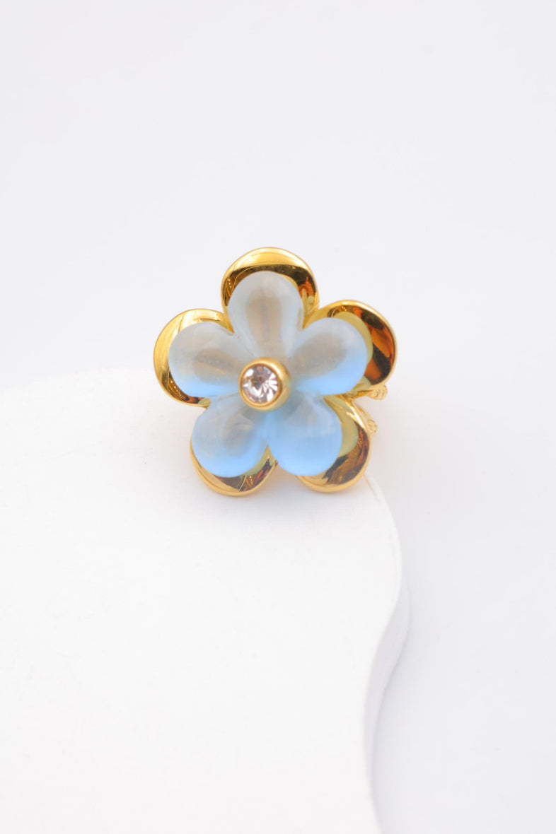Bague en acier inoxydable ajustable - BLEU