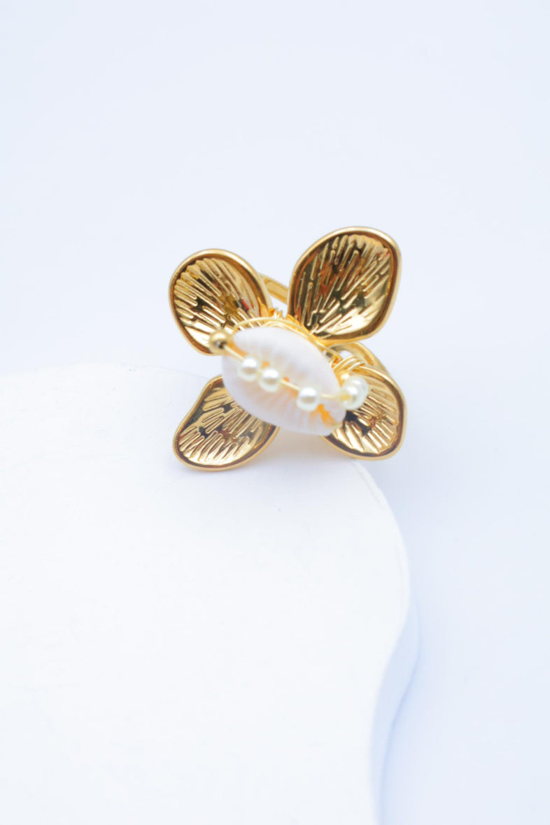 Bague en acier inoxydable ajustable - BLANC