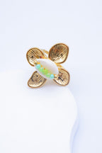 Bague en acier inoxydable ajustable - VERT