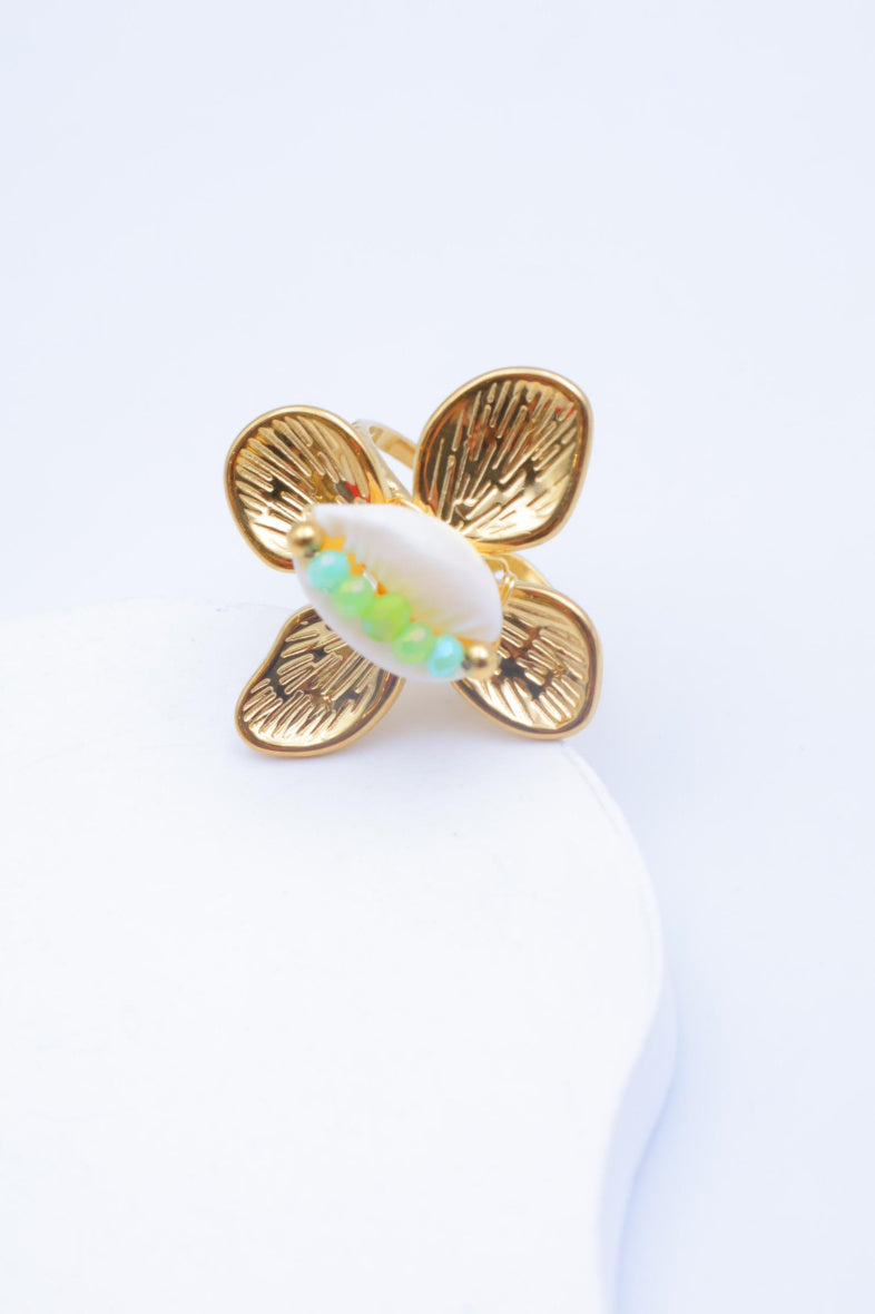 Bague en acier inoxydable ajustable - VERT
