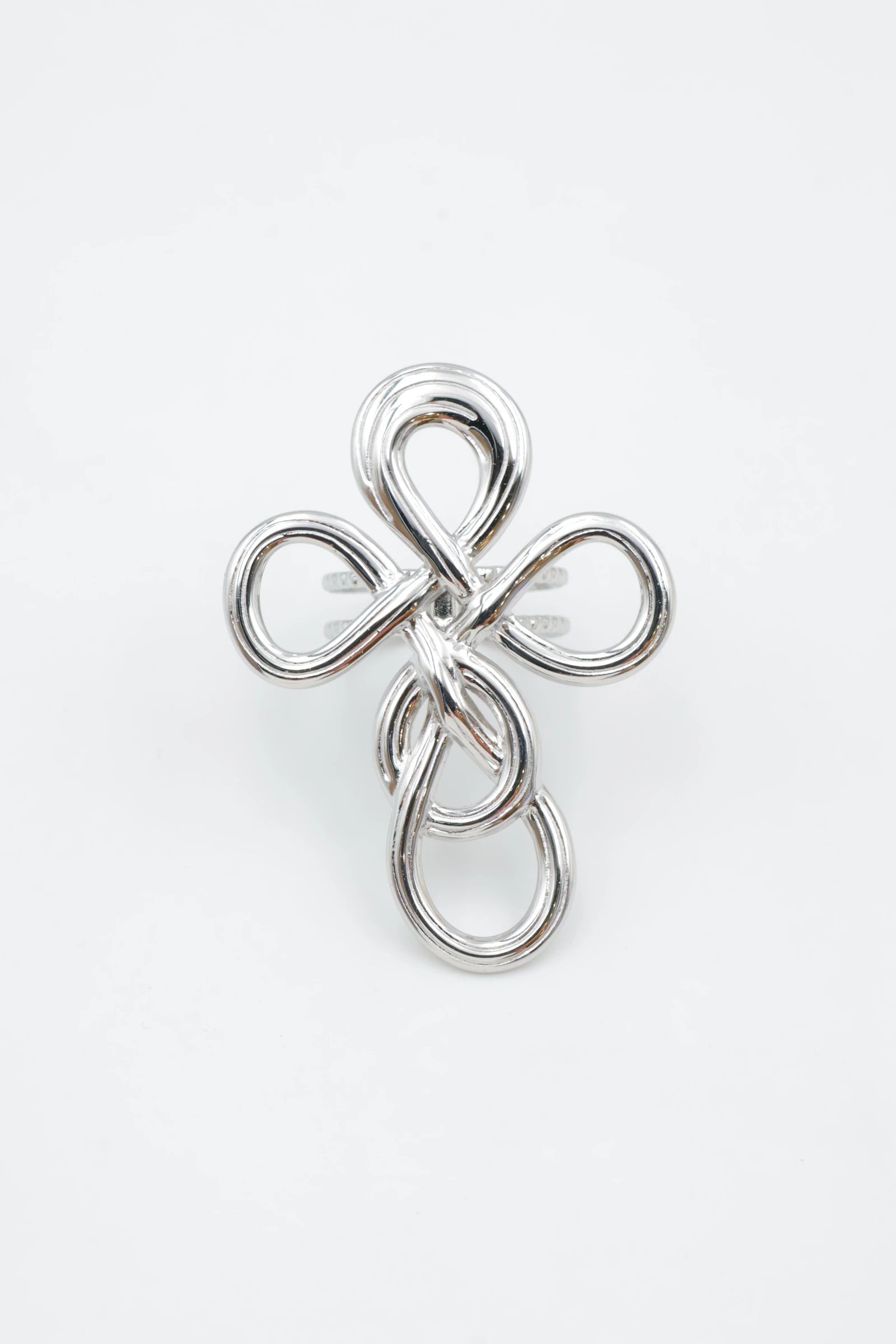 Bague en acier inoxydable ajustable - ARGENT