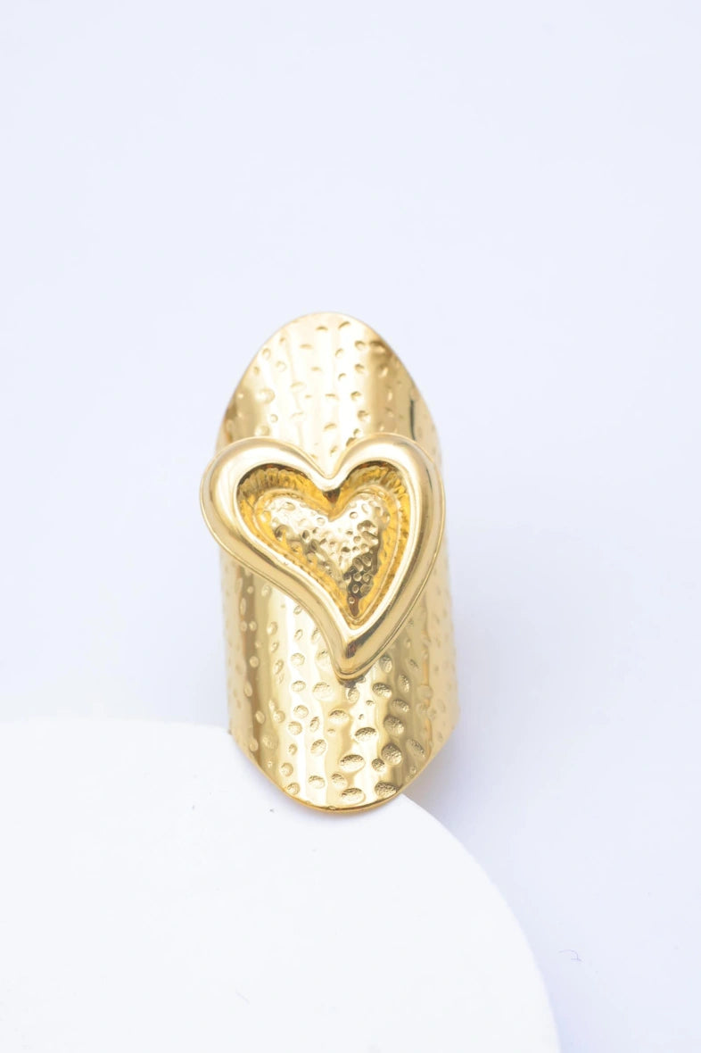 Bague en acier inoxydable ajustable - DORÉ