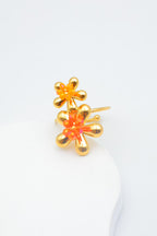 Bague en acier inoxydable ajustable - ORANGE