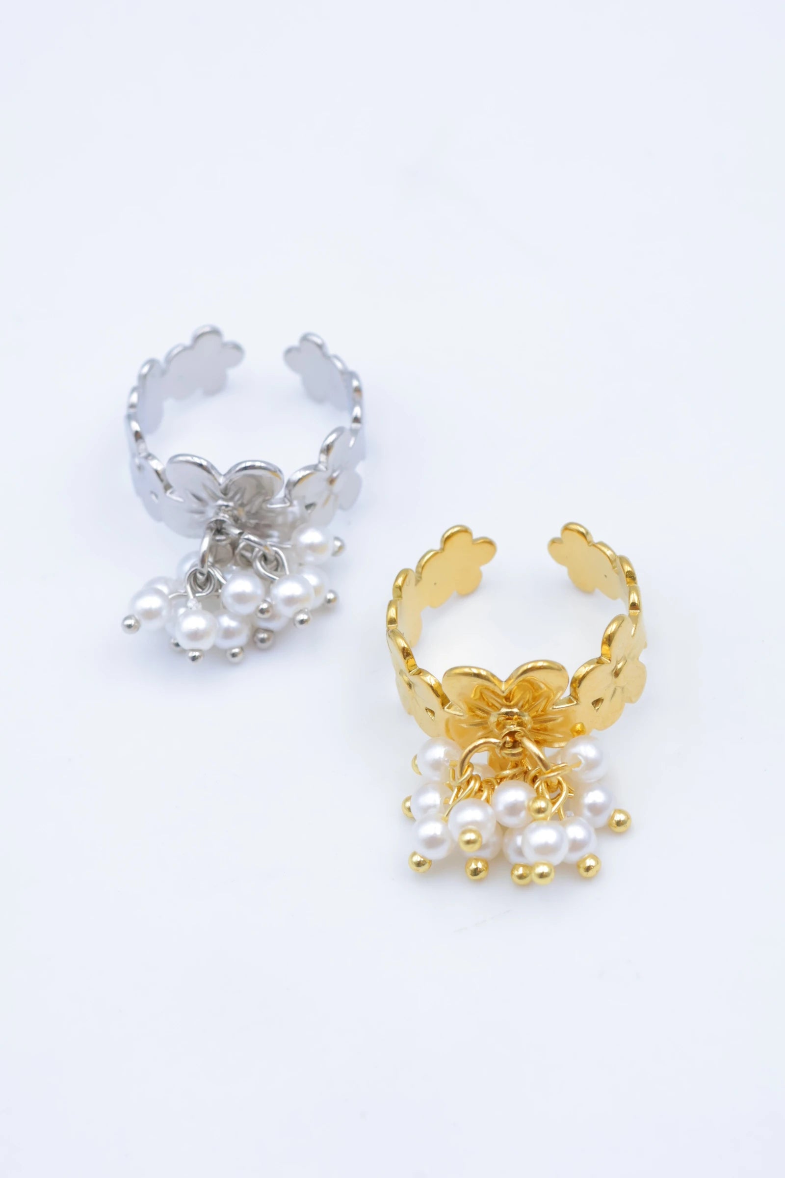 Bague en acier inoxydable ajustable - DORÉ