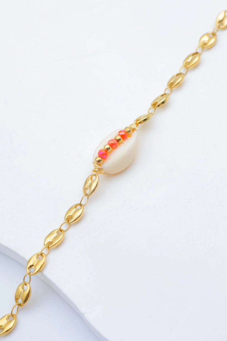 Bracelet en acier inoxydable - ORANGE