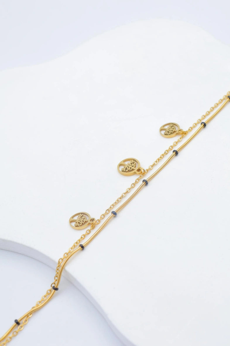 Bracelet en acier inoxydable - NOIR