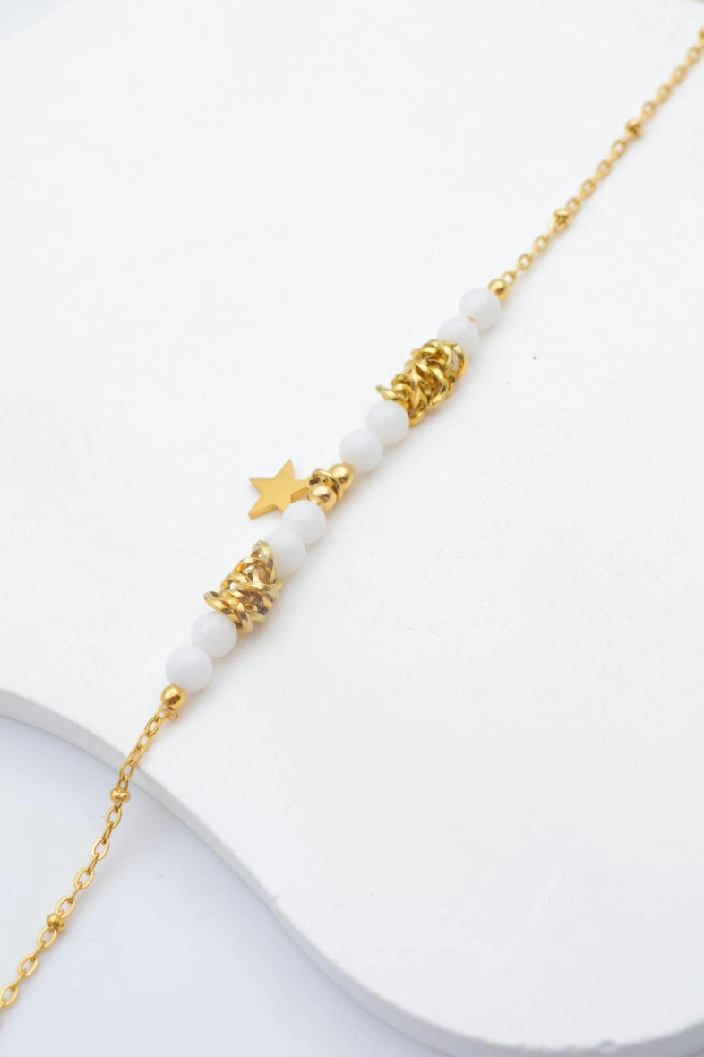 Bracelet en acier inoxydable - BLANC