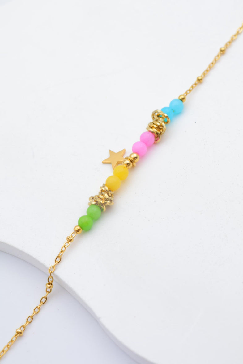 Bracelet en acier inoxydable - MULTICOLORE